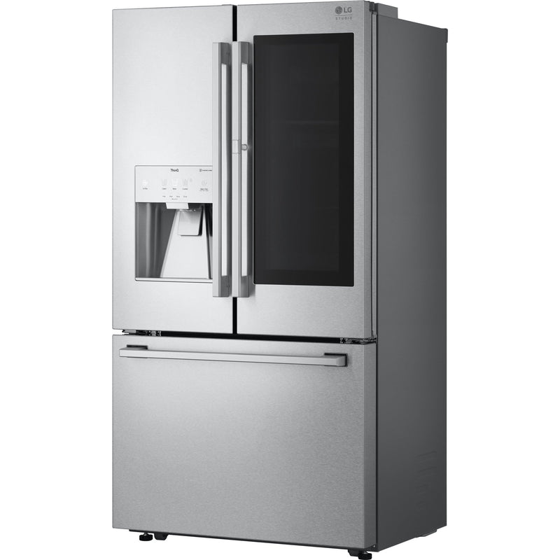 LG STUDIO Réfrigérateur amovible trois portes avec porte à deux battants de 36 po., 23.5 pi.cu. avec connection Wi - Fi SRFVC2416S - Germain Larivière
