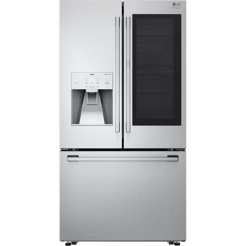 LG STUDIO Réfrigérateur amovible trois portes avec porte à deux battants de 36 po., 23.5 pi.cu. avec connection Wi - Fi SRFVC2416S - Germain Larivière