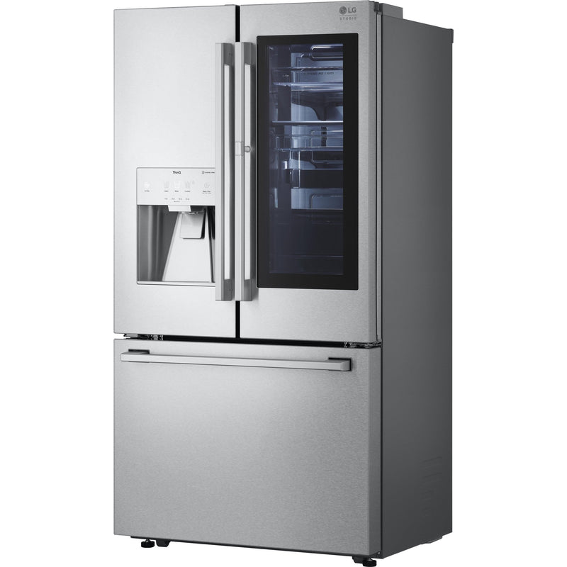 LG STUDIO Réfrigérateur amovible trois portes avec porte à deux battants de 36 po., 23.5 pi.cu. avec connection Wi - Fi SRFVC2416S - Germain Larivière
