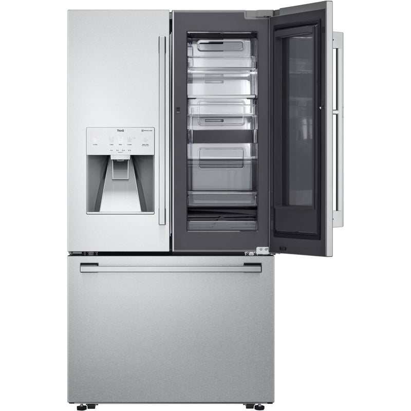 LG STUDIO Réfrigérateur amovible trois portes avec porte à deux battants de 36 po., 23.5 pi.cu. avec connection Wi - Fi SRFVC2416S - Germain Larivière