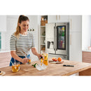 LG STUDIO Réfrigérateur amovible trois portes avec porte à deux battants de 36 po., 23.5 pi.cu. avec connection Wi - Fi SRFVC2416S - Germain Larivière