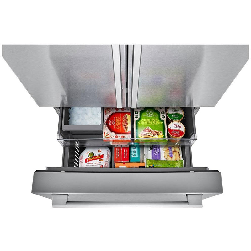 LG STUDIO Réfrigérateur trois portes avec porte à deux battants à profondeur de comptoir de 36 po, 26,5 pi cu avec technologie ThinQ® SRFB27S3 - Germain Larivière