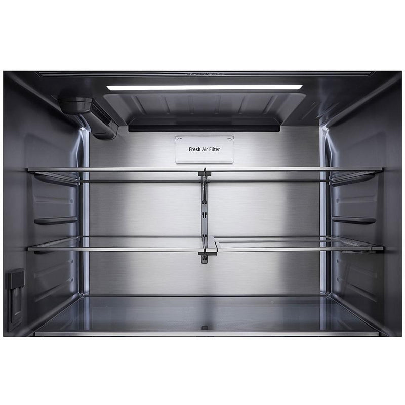 LG STUDIO Réfrigérateur trois portes avec porte à deux battants à profondeur de comptoir de 36 po, 26,5 pi cu avec technologie ThinQ® SRFB27S3 - Germain Larivière