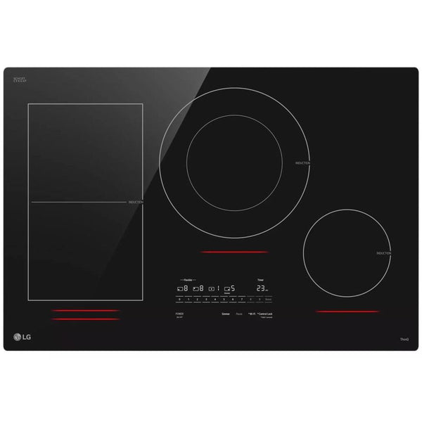 LG Table de cuisson encastrée à induction de 30 pouces avec UltraHeat™ CBIH3017BE - Germain Larivière