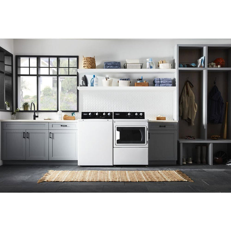 Maytag Commercial Laundry Laveuse à chargement par le dessus avec agitateur à double action MVWP586GW - Germain Larivière