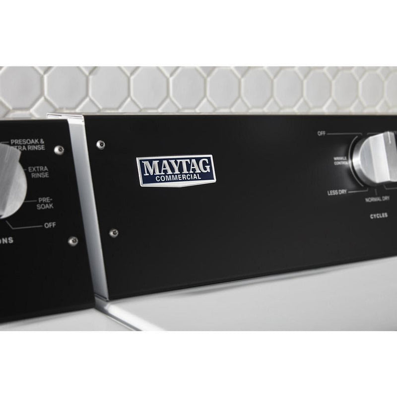 Maytag Commercial Laundry Sécheuse électrique de 7,4 pi. cu. avec capteur Intellidry® YMEDP586GW - Germain Larivière