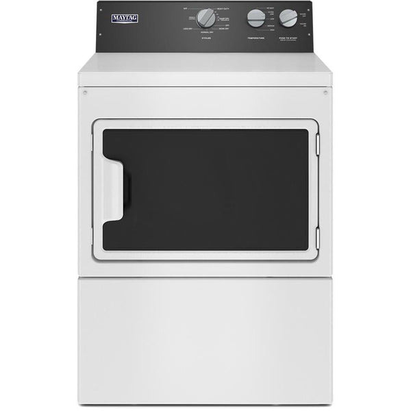 Maytag Commercial Laundry Sécheuse électrique de 7,4 pi. cu. avec capteur Intellidry® YMEDP586GW - Germain Larivière