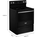 Maytag Cuisinière électrique amovible de 30 pouces avec technologie convection YMFES6030RB - Germain Larivière