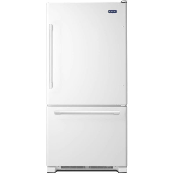 Maytag Réfrigérateur à congélateur inférieur de 30 po, 18.6 pi cu MBB1957FEW - Germain Larivière
