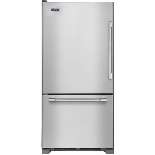 Maytag Réfrigérateur à congélateur inférieur de 30 po, 18.6 pi cu MBL1957FEZ - Germain Larivière