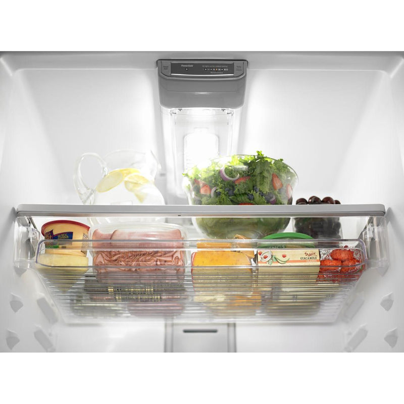 Maytag Réfrigérateur à congélateur supérieur amovible de 33 po, 21.2 pi cu avec machine à glaçons interne MRT711SMFZ - Germain Larivière