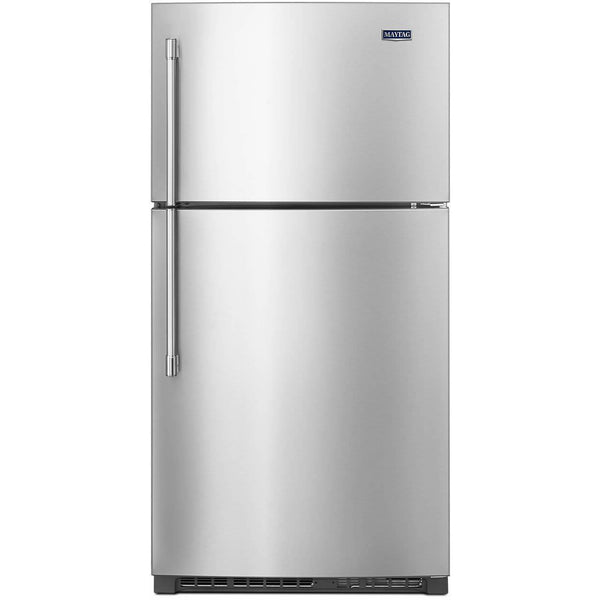 Maytag Réfrigérateur à congélateur supérieur amovible de 33 po, 21.2 pi cu avec machine à glaçons interne MRT711SMFZ - Germain Larivière