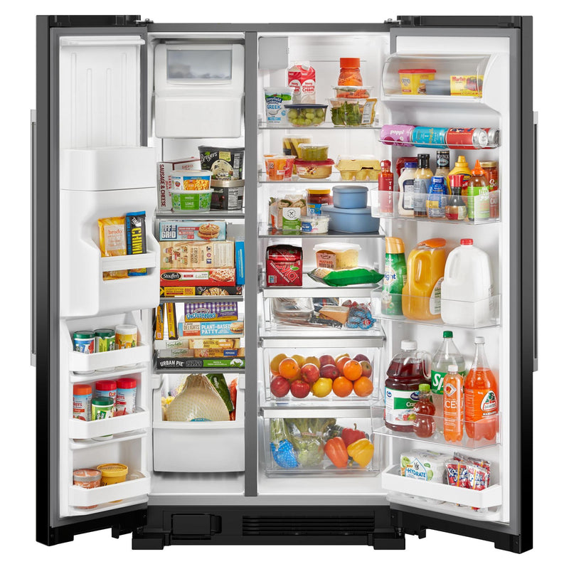Maytag Réfrigérateur Côte à côte à profondeur de comptoir de 36 po, 25 pi cu MRSF4036PB - Germain Larivière