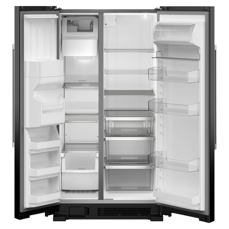 Maytag Réfrigérateur Côte à côte à profondeur de comptoir de 36 po, 25 pi cu MRSF4036PB - Germain Larivière