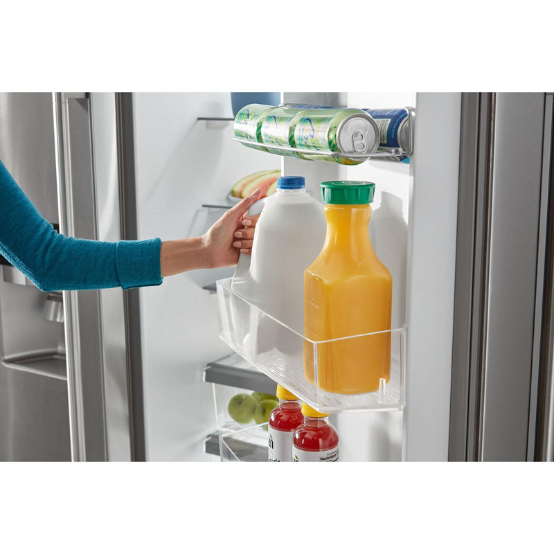Maytag Réfrigérateur Côte à côte à profondeur de comptoir de 36 po, 25 pi cu MRSF4036PB - Germain Larivière