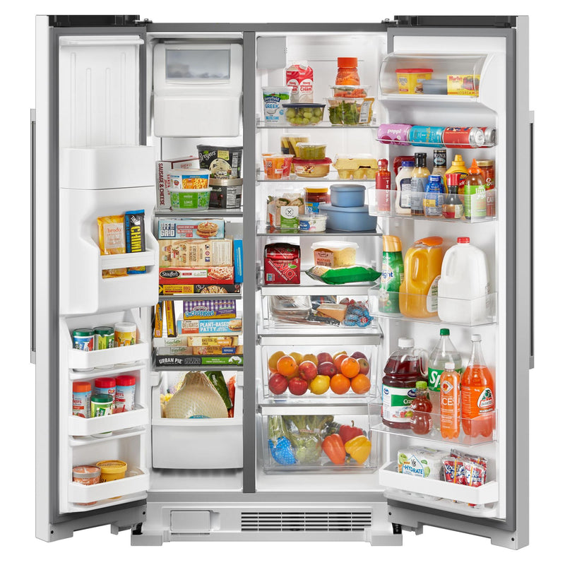 Maytag Réfrigérateur Côte à côte à profondeur de comptoir de 36 po, 25 pi cu MRSF4036PW - Germain Larivière