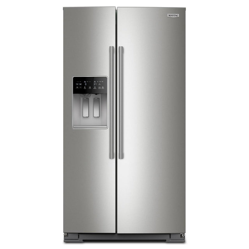 Maytag Réfrigérateur côte - à - côte de 36 pouces, 28 pi. cu. avec distributeur d'eau et de glace MRSF6636RZ - Germain Larivière