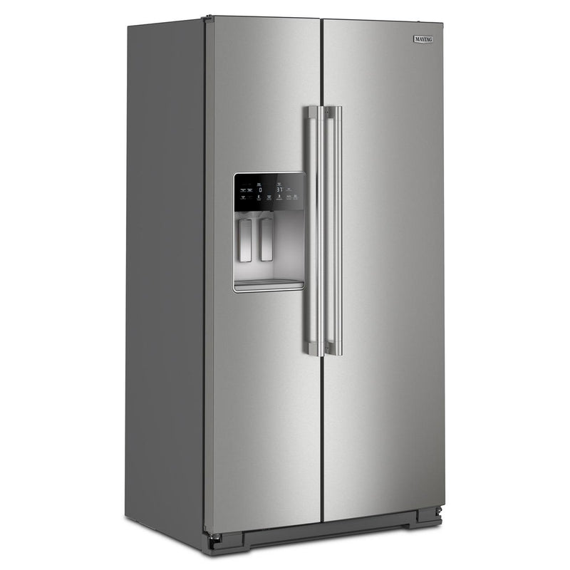 Maytag Réfrigérateur côte - à - côte de 36 pouces, 28 pi. cu. avec distributeur d'eau et de glace MRSF6636RZ - Germain Larivière