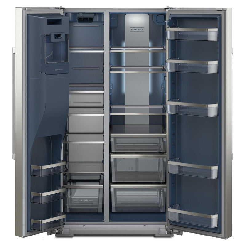 Maytag Réfrigérateur côte - à - côte de 36 pouces, 28 pi. cu. avec distributeur d'eau et de glace MRSF6636RZ - Germain Larivière