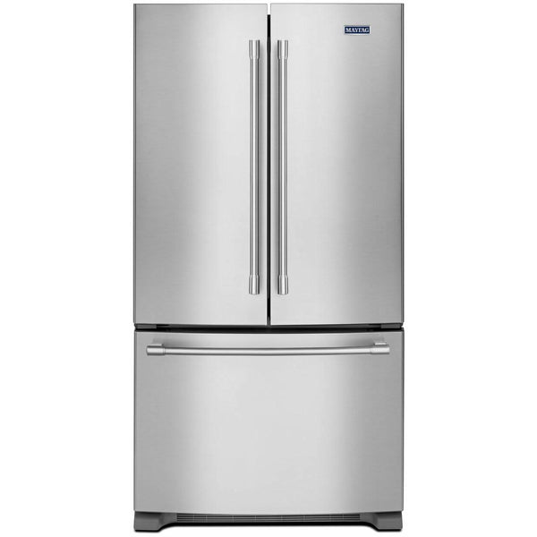 Maytag Réfrigérateur trois portes avec porte à deux battants à profondeur de comptoir de 36 po, 20 pi cu avec distributeur d'eau et de glaçons MFC2062FEZ - Germain Larivière