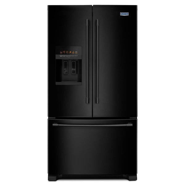 Maytag Réfrigérateur trois portes avec porte à deux battants de 36 po, 25 pi cu avec distributeur d'eau et de glaçons MFI2570FEB - Germain Larivière