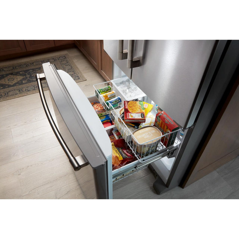 Maytag Réfrigérateur trois portes avec porte à deux battants de 36 pouces, 25 pi. cu. MRFF4136RZ - Germain Larivière