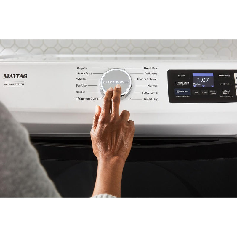 Maytag Sécheuse au gaz de 7,4 pi. cu. avec option Pet Pro MGD7020RW - Germain Larivière
