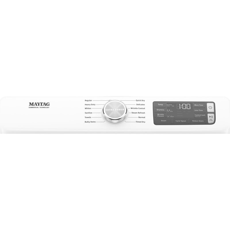 Maytag Sécheuse électrique de capacité 7,3 pi cu YMED6630HW VENTE FINALE - BOITE OUVERTE - VENDU TEL QUE VU - Germain Larivière