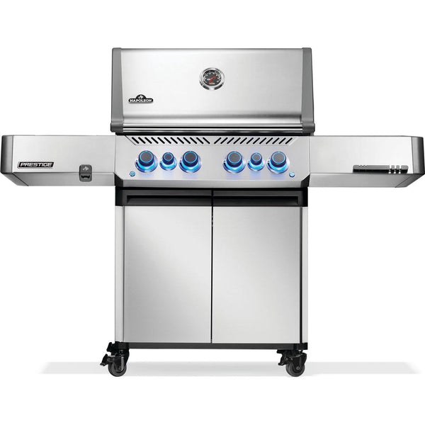 Napoleon Prestige® 500 RSIB avec brûleurs latéral et arrière infrarouges - Propane P500VRSIBPSS - Germain Larivière
