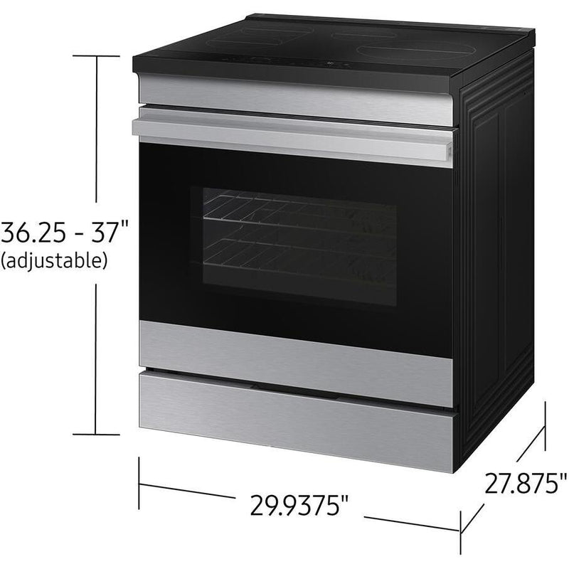 Samsung Cuisinière à induction Smart Bespoke de 6,3 pi cu NSI6DG9500SR/AA - Germain Larivière