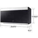 Samsung Four à micro - ondes à hotte intégrée Smart Bespoke de 30 po, 1.2 pi cu ME21DB650012/AC - Germain Larivière