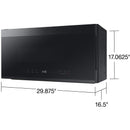 Samsung Four à micro - ondes à hotte intégrée Smart Bespoke de 30 po, 2,1 pi cu ME21DG6500MT/AC - Germain Larivière