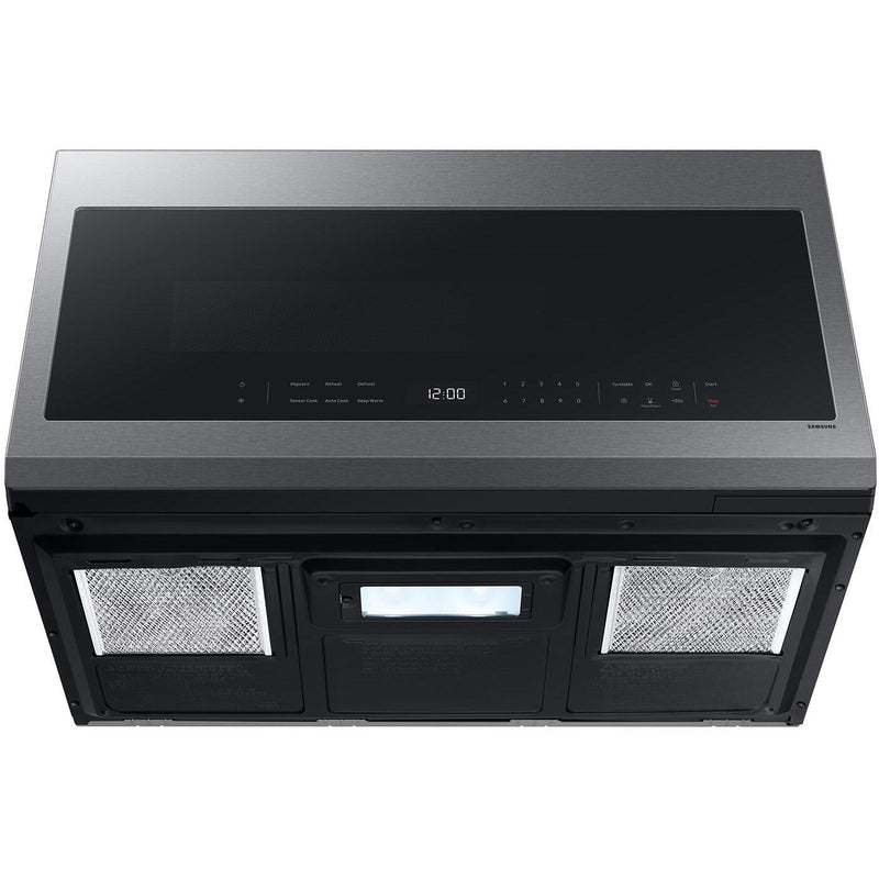 Samsung Four à micro - ondes à hotte intégrée Smart de 30 po, 2,1 pi cu ME21DG6300SR/AC - Germain Larivière
