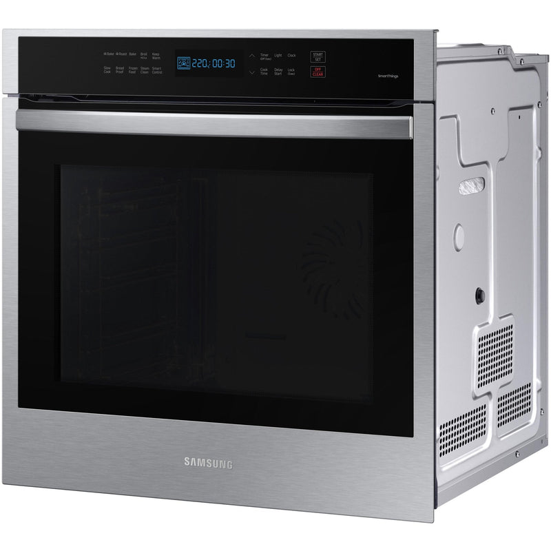 Samsung Four mural encastré simple de 24 po., 3,1 pi.cu. avec technologie convection véritable NV31T4551SS/AA - Germain Larivière