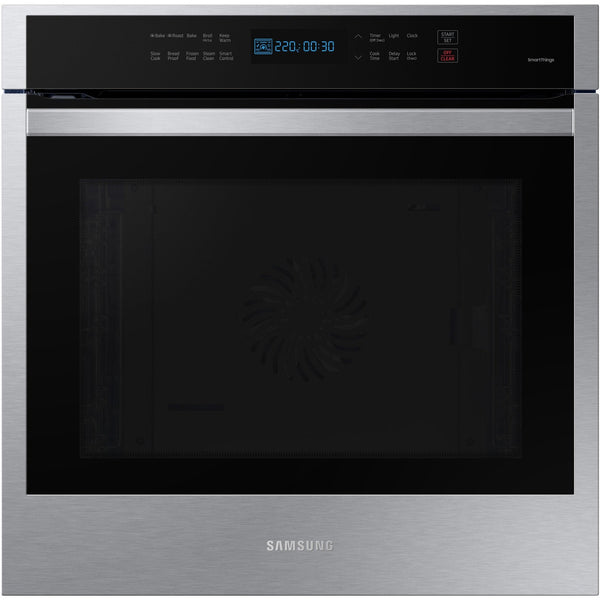 Samsung Four mural encastré simple de 24 po., 3,1 pi.cu. avec technologie convection véritable NV31T4551SS/AA - Germain Larivière