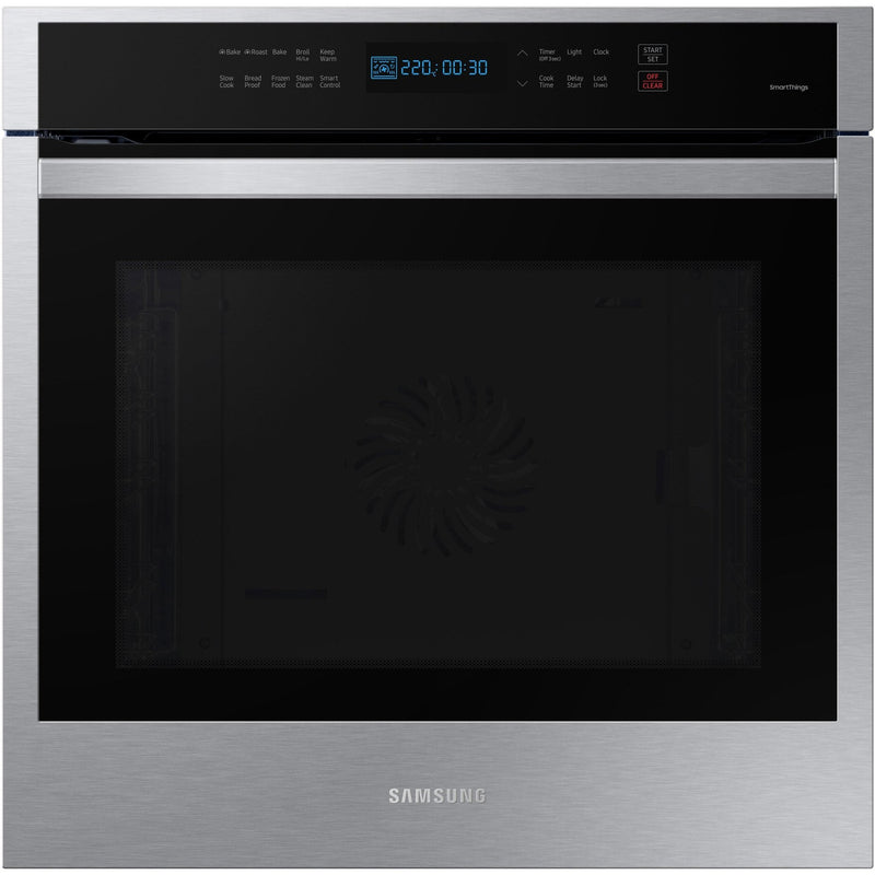 Samsung Four mural encastré simple de 24 po., 3,1 pi.cu. avec technologie convection véritable NV31T4551SS/AA - Germain Larivière