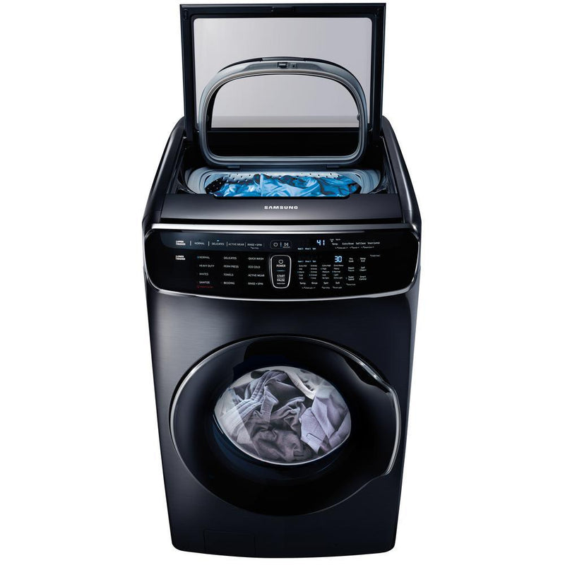 Samsung Laveuse à chargement frontal et vertical de 6.9 pi cu avec FlexWash™ WV60M9900AV/A5 - Germain Larivière