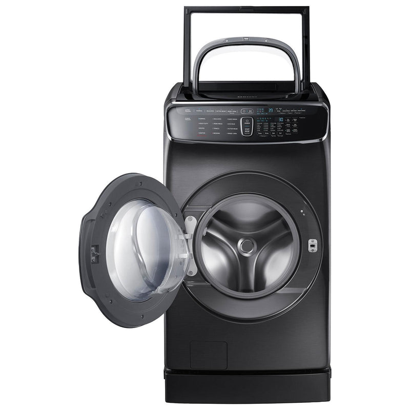 Samsung Laveuse à chargement frontal et vertical de 6.9 pi cu avec FlexWash™ WV60M9900AV/A5 - Germain Larivière