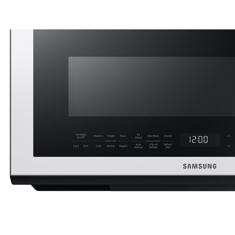 Samsung Micro - ondes à hotte intégrée de 30 po., 2,1 pi.cu. avec cuisson par capteur ME21B706B12/AC - Germain Larivière