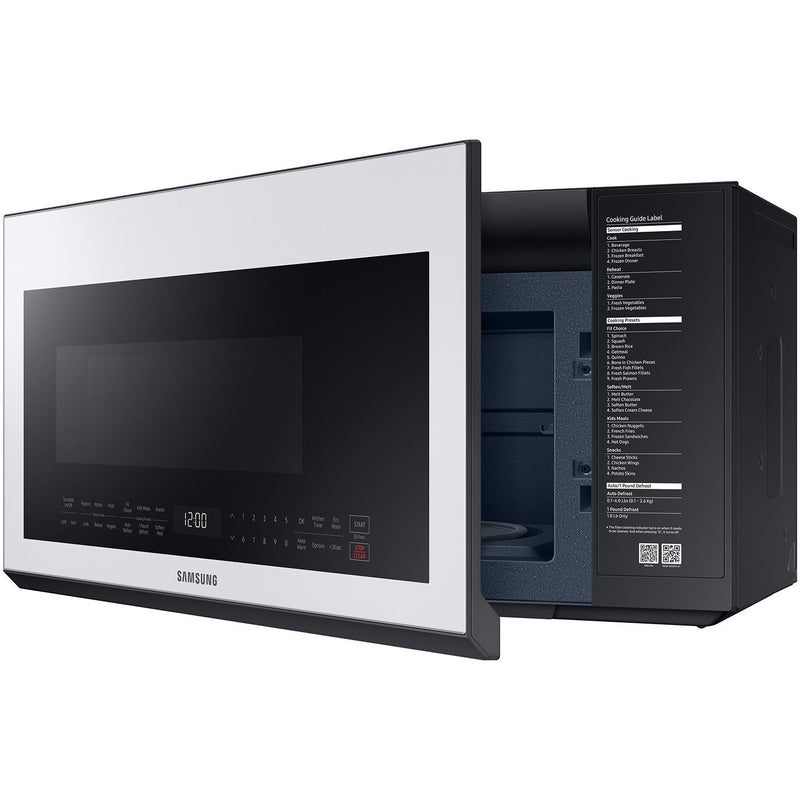 Samsung Micro - ondes à hotte intégrée de 30 po., 2,1 pi.cu. avec cuisson par capteur ME21B706B12/AC - Germain Larivière