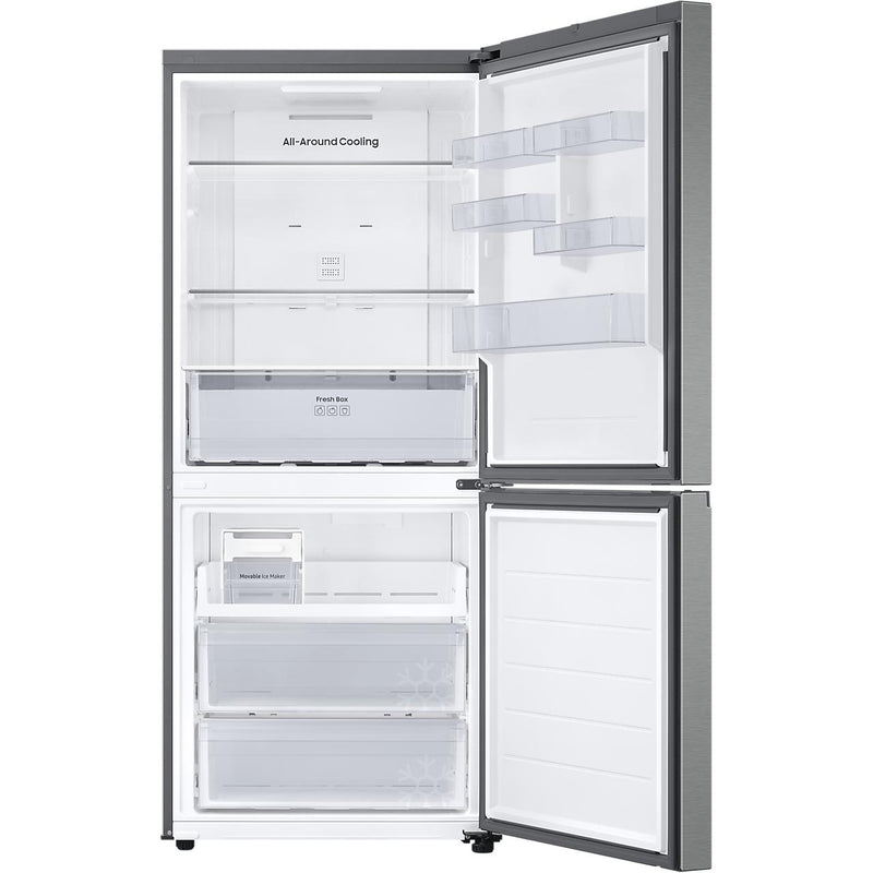 Samsung Réfrigérateur à congélateur inférieur à profondeur de comptoir de 30 po, 16 pi cu avec compression de l'onduleur numérique RB16DG6000SLAA - Germain Larivière