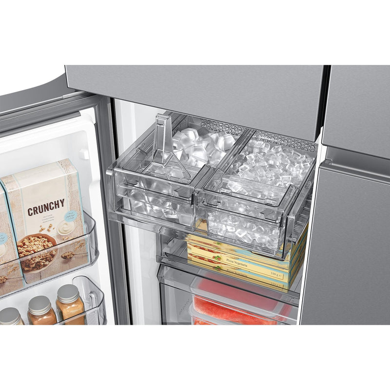 Samsung Réfrigérateur a quatre portes avec porte à deux battants à profondeur de comptoir de 36 po, 23 pi cu RF23DG9600SRAC - Germain Larivière