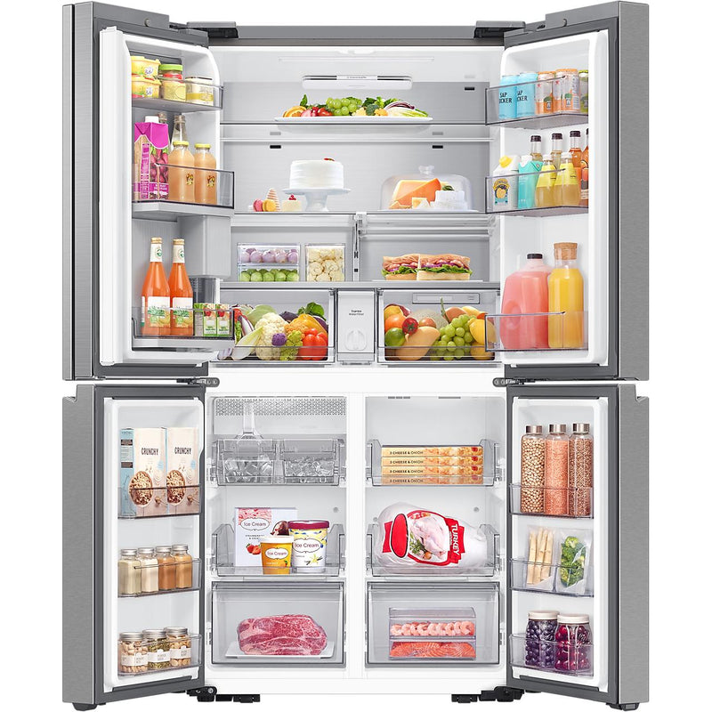 Samsung Réfrigérateur a quatre portes avec porte à deux battants à profondeur de comptoir de 36 po, 23 pi cu RF23DG9600SRAC - Germain Larivière
