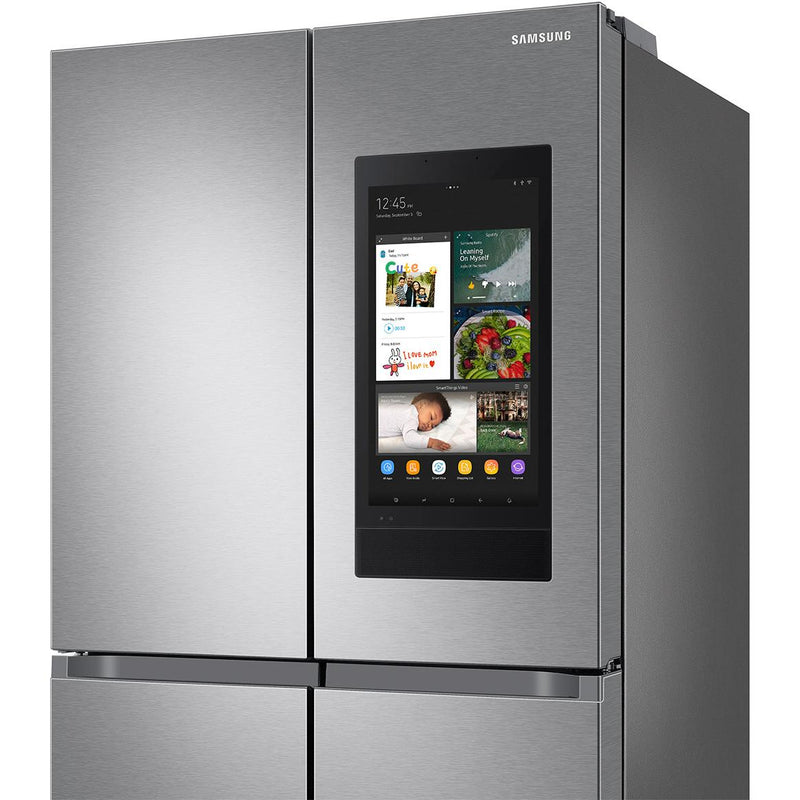 Samsung Réfrigérateur quatre portes avec porte à deux battants amovible de 36 po., 28.6 pi.cu. avec Family Hub™ RF29A9771SR/AC - Germain Larivière