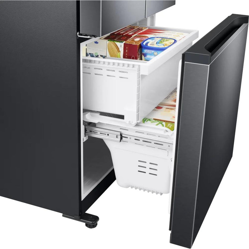 Samsung Réfrigérateur trois portes avec porte à deux battants à profondeur de comptoir de 18 pi.cu. avec Twin Cooling Plus® RF18A5101SG/AA - Germain Larivière