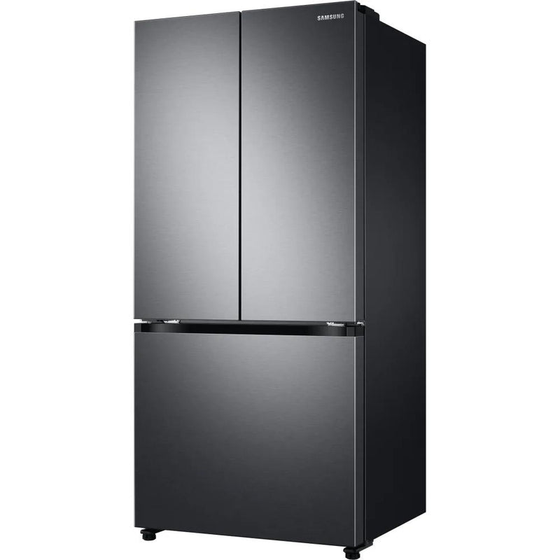 Samsung Réfrigérateur trois portes avec porte à deux battants à profondeur de comptoir de 18 pi.cu. avec Twin Cooling Plus® RF18A5101SG/AA - Germain Larivière