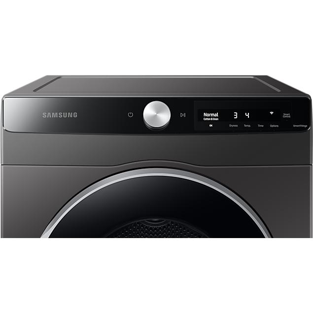 Samsung Sécheuse électrique de 4,0 pi. cu. avec SmartThings DV25B6900EX/AC VENTE FINALE - BOITE OUVERTE - VENDU TEL QUEL - Germain Larivière
