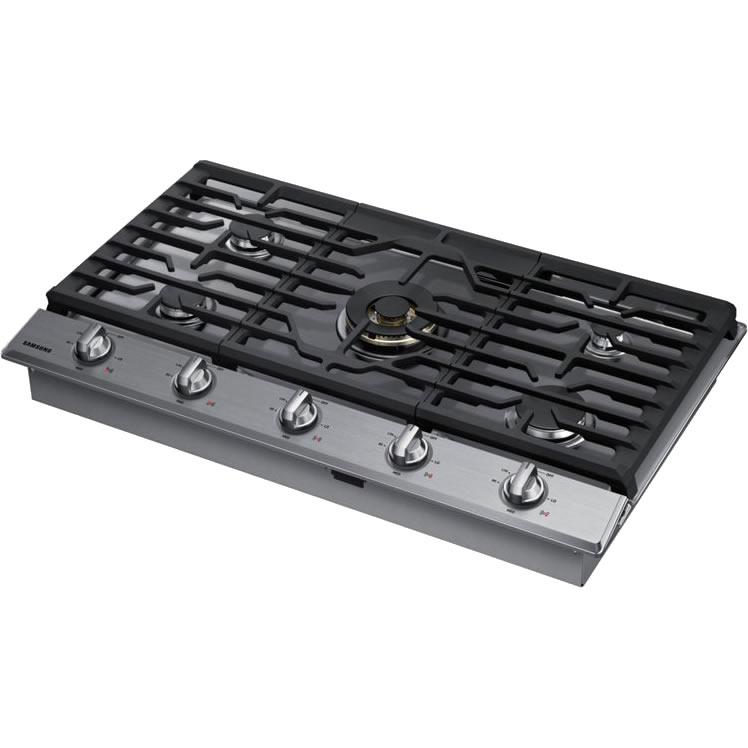 Samsung Table de cuisson encastrée à gaz de 36 po avec connection Wi - Fi et Bluetooth NA36N7755TS/AA - Germain Larivière