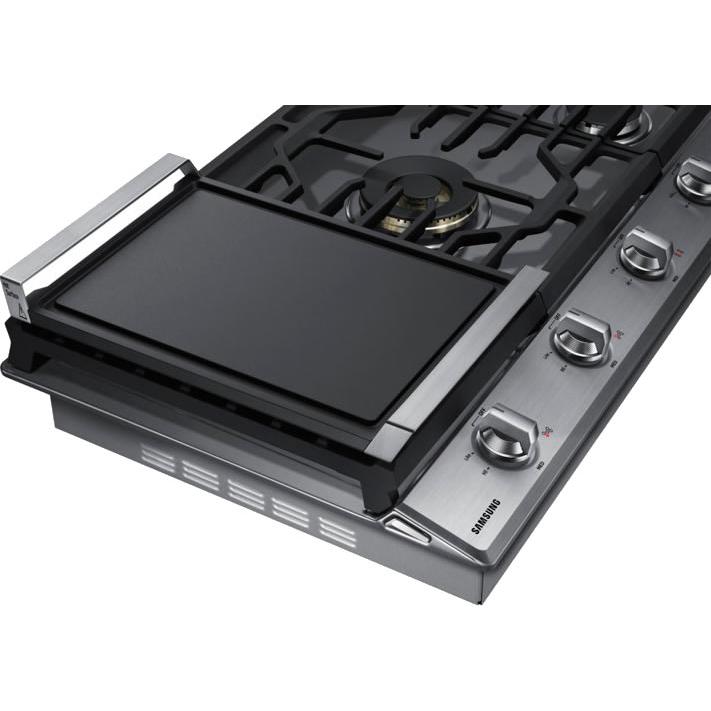 Samsung Table de cuisson encastrée à gaz de 36 po avec connection Wi - Fi et Bluetooth NA36N7755TS/AA - Germain Larivière