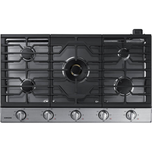 Samsung Table de cuisson encastrée à gaz de 36 po avec connection Wi - Fi et Bluetooth NA36N7755TS/AA - Germain Larivière